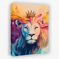 Royal Blaze - King and Queen Canvas Wall Art