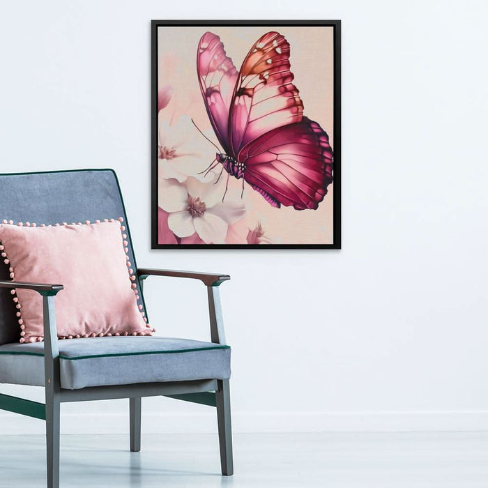 Ruby Wings - Neutral Wall Art for Bedroom
