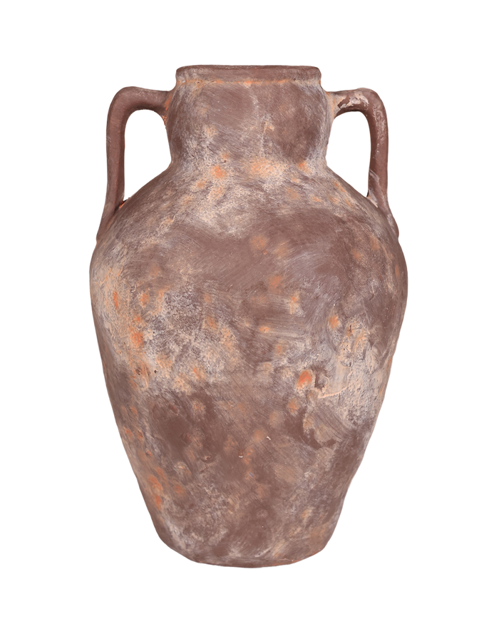 Rustic Crater Vase