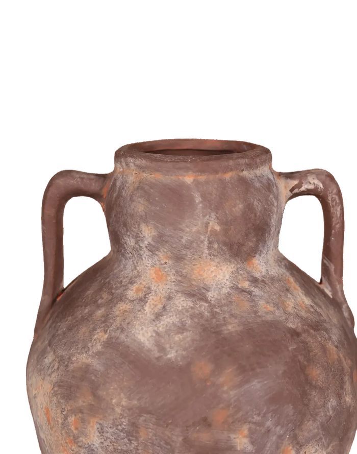 Rustic Crater Vase
