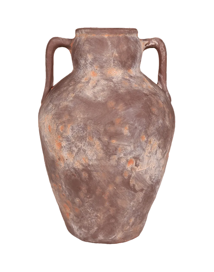 Rustic Crater Vase