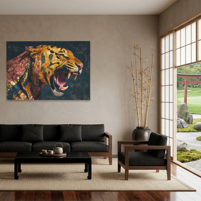 Saber Tiger Roar — Saber Tiger Roar Japanese Garden Land 127