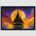 Sailboat Golden Passage - Luxury Wall Art