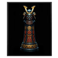 Samurai Chess King canvas wall art