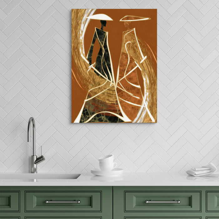 Samurai Standoff Geometric — samurai standoff geometric sq green kitchen 1port flush print