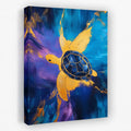 Sapphire Current - Beach House Canvas Wall Art