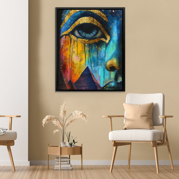 Sapphire Eye Oracle - Luxury Wall Art