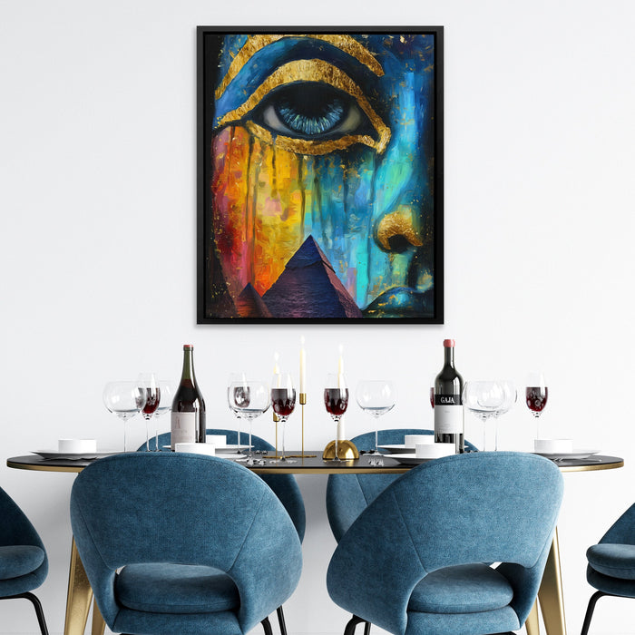 Sapphire Eye Oracle - Luxury Wall Art
