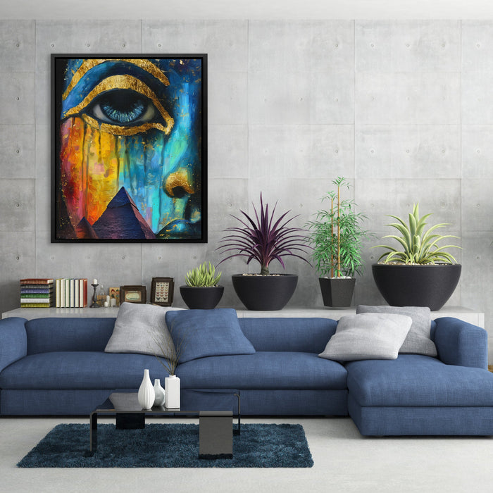 Sapphire Eye Oracle - Luxury Wall Art