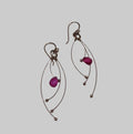 Sapphire Tickle Earrings