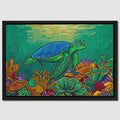 Sea Turtle Coral — Sea Turtle Coral Close Up Landscape 32