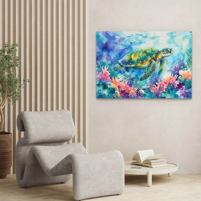 Sea Turtle Watercolor — Sea Turtle Watercolor baller book room land 160