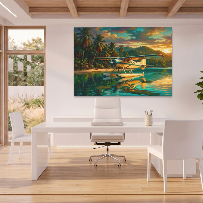 Seaplane Tropical Sunset — Seaplane Tropical Sunset Beach House Office Land 22