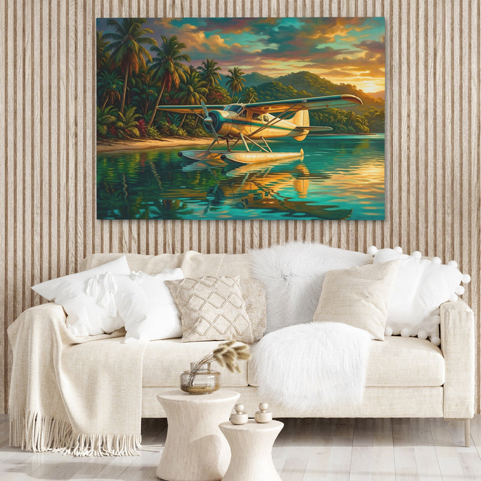 Seaplane Tropical Sunset — Seaplane Tropical Sunset Boujie Couch 38