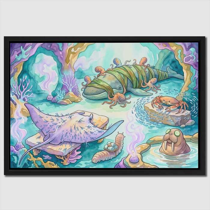 Seaworld Spa Retreat canvas wall art