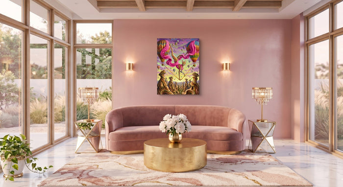 Serval Sky Walk - Luxury Wall Art