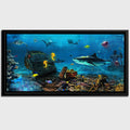 Shark Ocean - Beach House Canvas Wall Art