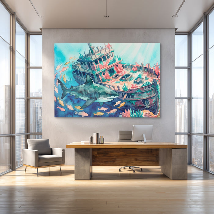 Shark Shipwreck Sanctuary — Shark Shipwreck Sanctuary Baller Office 5