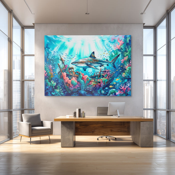 Shark Sunken Sanctuary — Shark Sunken Sanctuary Baller Office 6