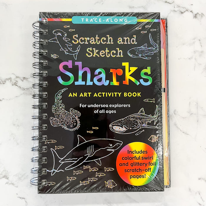 Sharks Scratch and Sketch - Lyla's: Clothing & Gifts - Online and Rockwall Texas Boutique