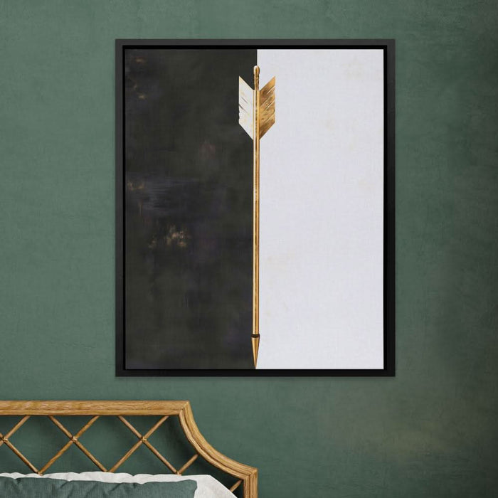Sharp Contrast - Gold Wall Art for Home Office