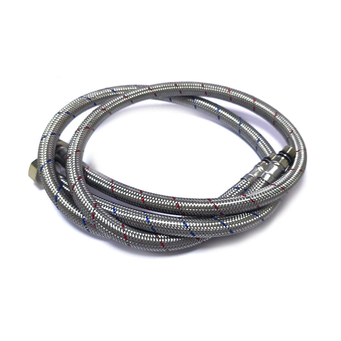 Shower & Tub Parts - G1/2 Female x M12×1 Male, 32" L Braided 304 Stainless Steel Water Supply Hose Line