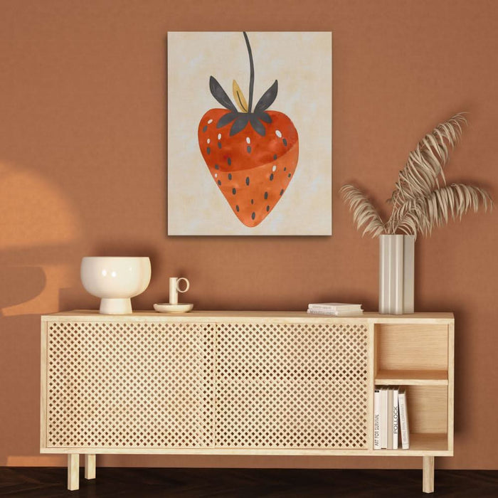 Simple Strawberry - Food Art for Dining Room