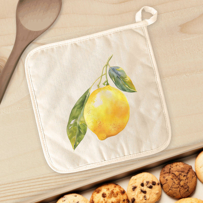Single Lemon - Cotton Pot Holder