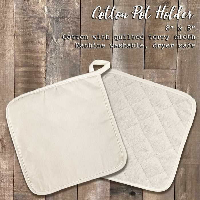 Single Lemon - Cotton Pot Holder