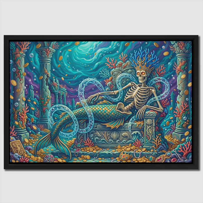 Skeletal Mermaid Throne — Skeletal Mermaid Throne Close Up Landscape 60