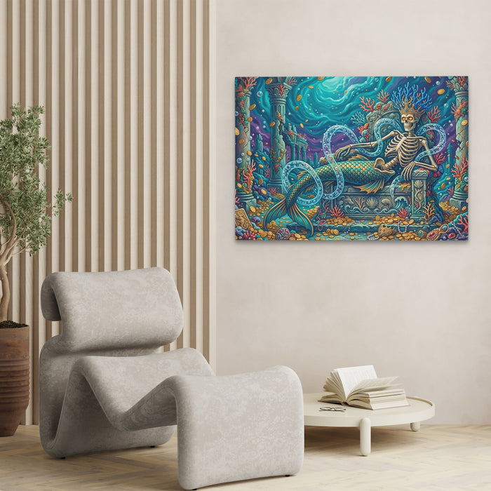 Skeletal Mermaid Throne — Skeletal Mermaid Throne baller book room land 164