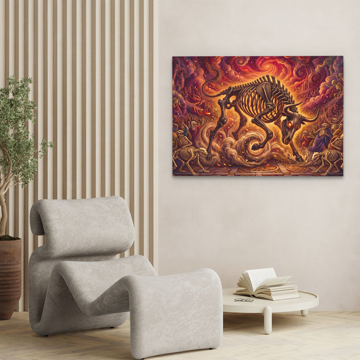 Skeleton Bull Inferno — Skeleton Bull Inferno baller book room land 166