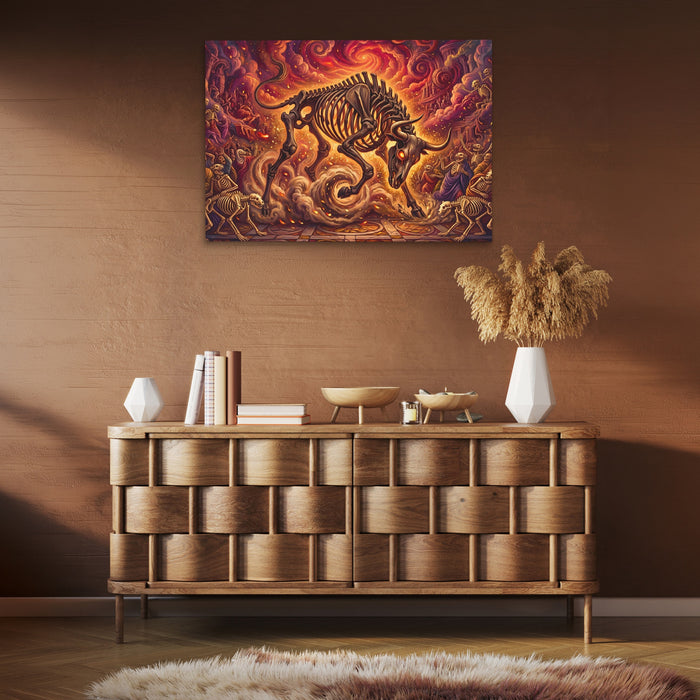 Skeleton Bull Inferno — Skeleton Bull Inferno Brown Room Clean 49