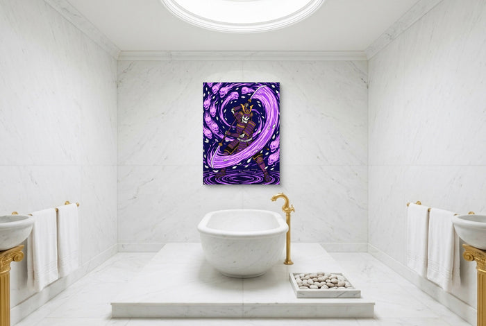 Skeleton Samurai Ascension — skeleton samurai ascension luxury bathroom interior 2 1port flush print