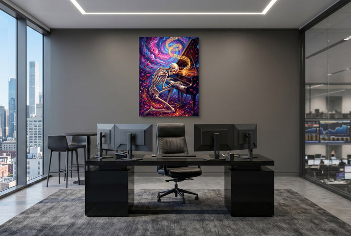 Skeleton's Nocturne - Luxury Wall Art