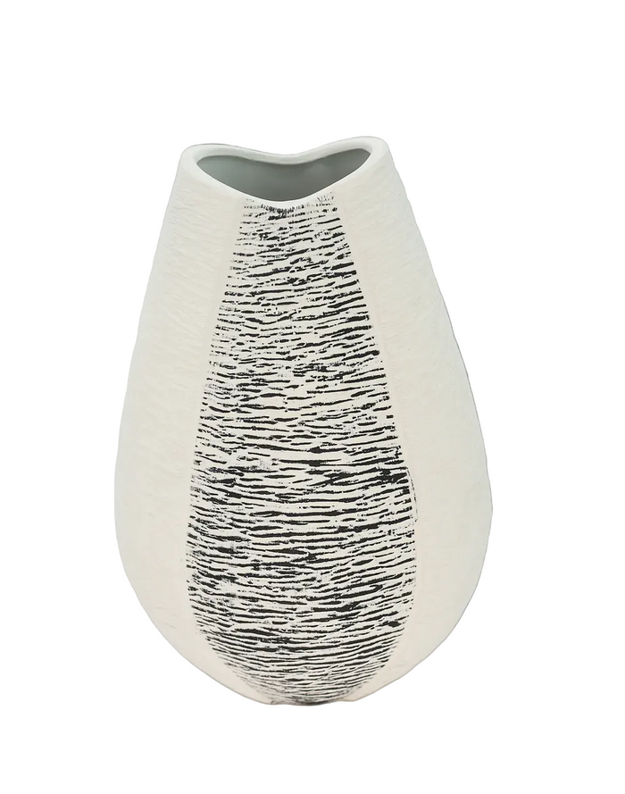 Slate Short Tapered Column Vase