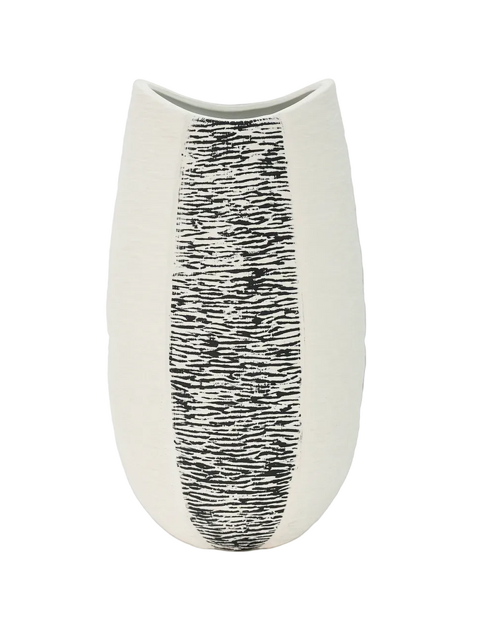 Slate  Tall Tapered Column Vase