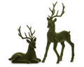 Smaller Green Flocked Deer