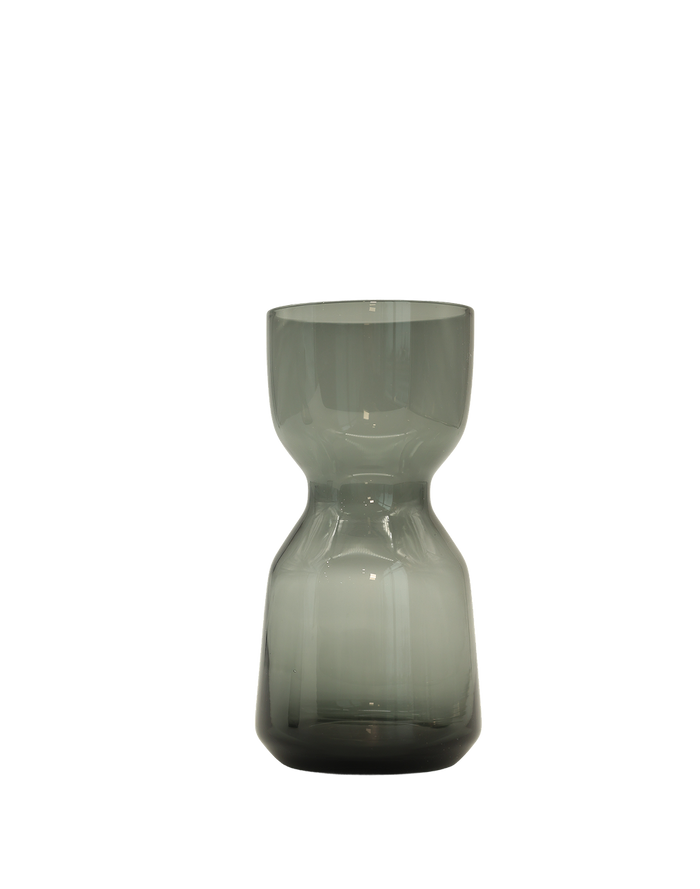 Smoked Hourglass Vase | Available in 2 Colors