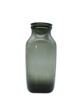 Smoked Milk Bottle Vase Gray