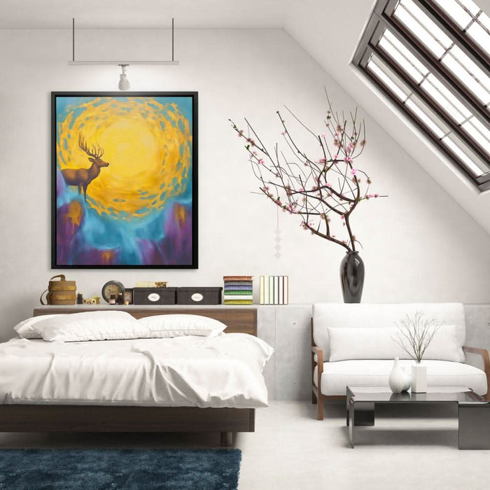 Solstice Watche - Blue Canvas Wall Art