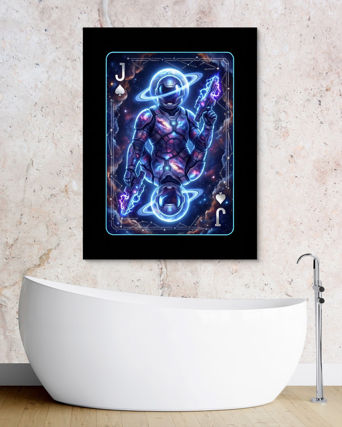 Space Jack Spades Card — space jack spades card psd granite bathroom 1port flush print