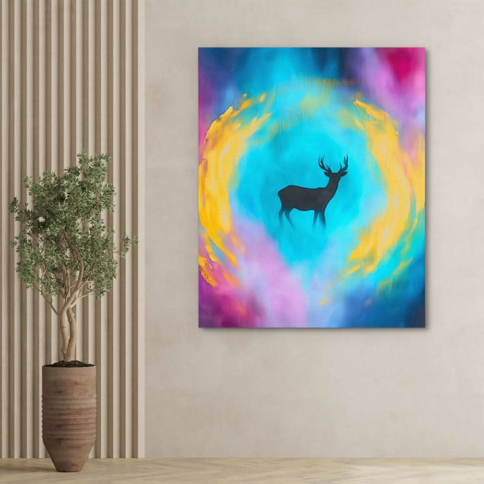 Spectrum Guardian - Colorful Wall Art for Living Room