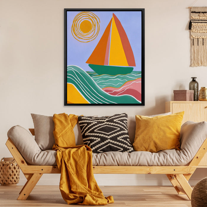 Spiral Sun Sailing - Luxury Wall Art