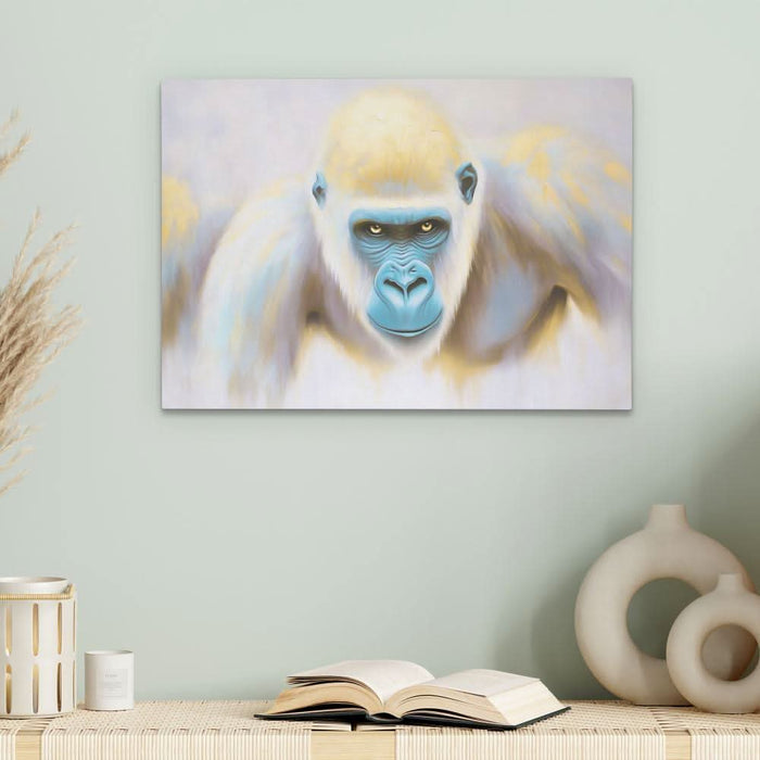 Spirit of the Wild - Neutral Gorilla Canvas Print