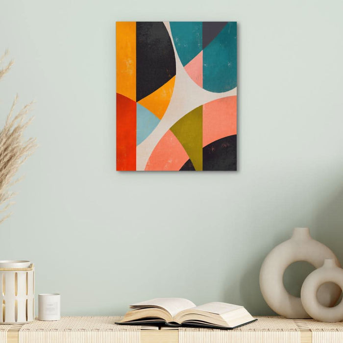 Split Circles - Framed Wall Art