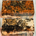 Stabilized box elder burl wood block