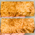 Stabilized natural box elder burl wood block