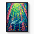 Stingray's Reef Dance - Luxury Wall Art