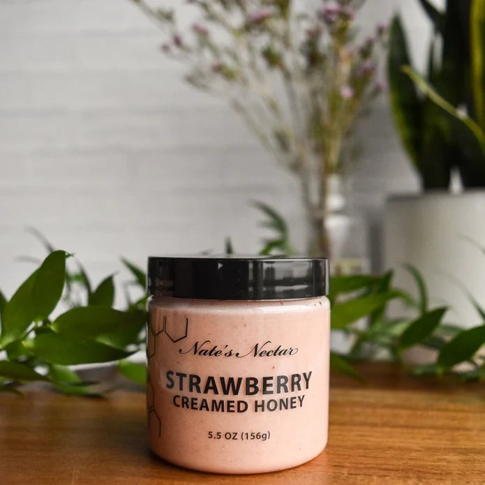 Strawberry Creamed Honey